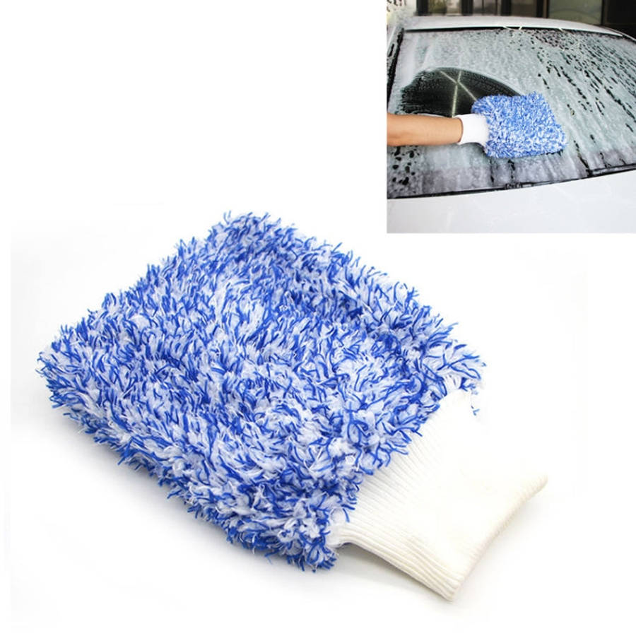 Microfiber Dusting Mitt Car Window Washing Cleaning Cloth Duster Towel Gloves