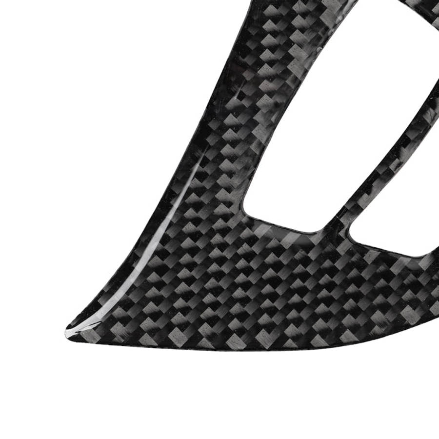 3 in 1 Car Carbon Fiber Solid Color Steering Wheel Button Decorative Sticker for BMW E70 2008-201...