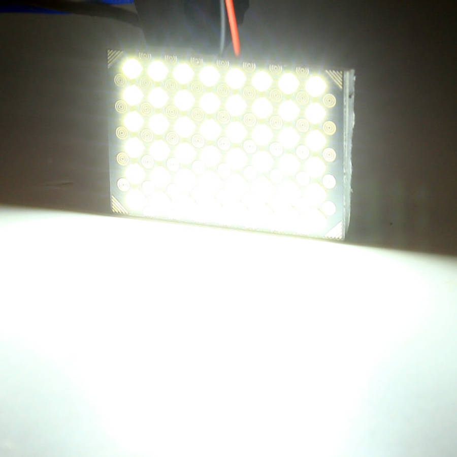 DC12V / 4W / 6000K / 240LM 48LEDs SMD-2835 Car Reading Lamp Dome Light, 48LEDs