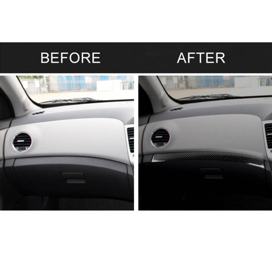 Car Carbon Fiber Dashboard Decorative Stripe for Chevrolet Cruze 2009-2015, Right Drive, Dashboar...