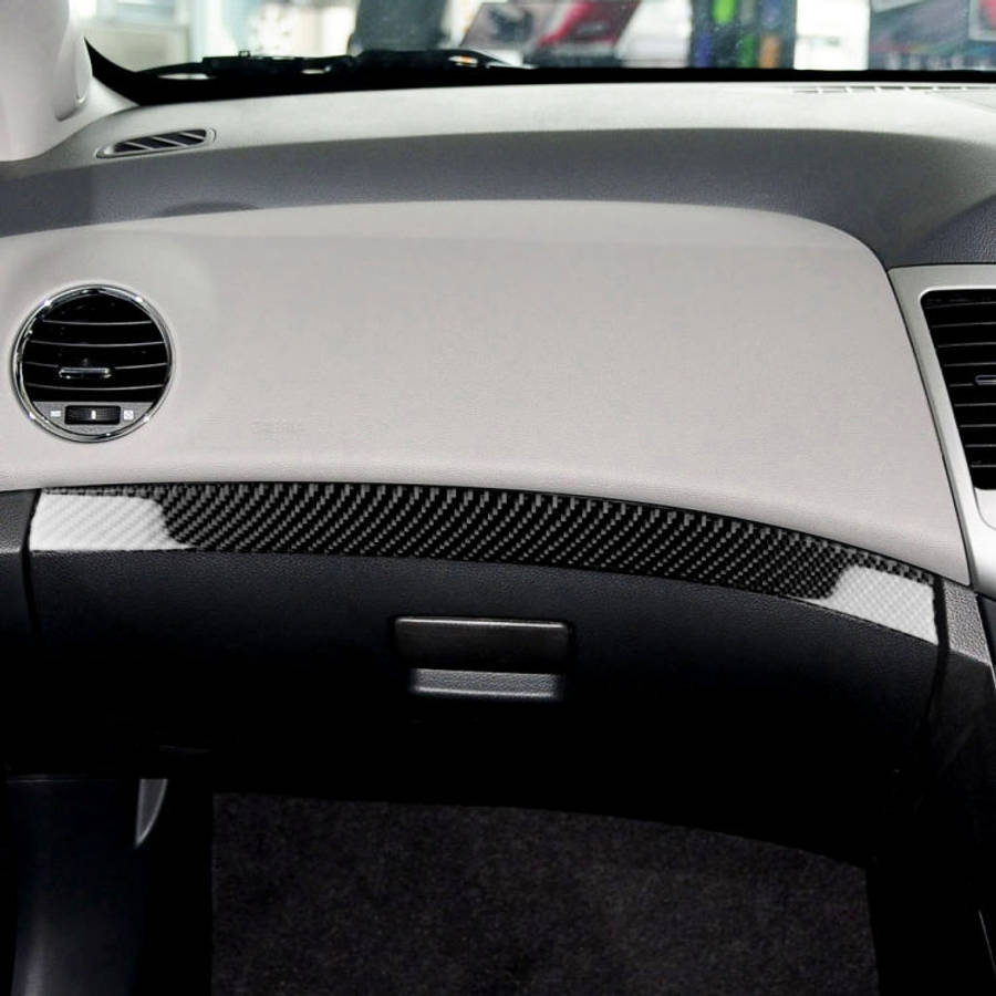 Car Carbon Fiber Dashboard Decorative Stripe for Chevrolet Cruze 2009-2015, Right Drive, Dashboar...
