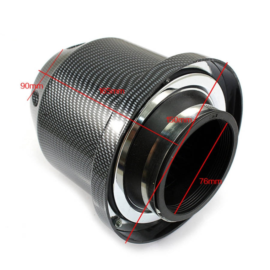 XH-UN005 Car Universal Modified High Flow Mushroom Head Style Intake Filter for 76mm Air Filter, ...