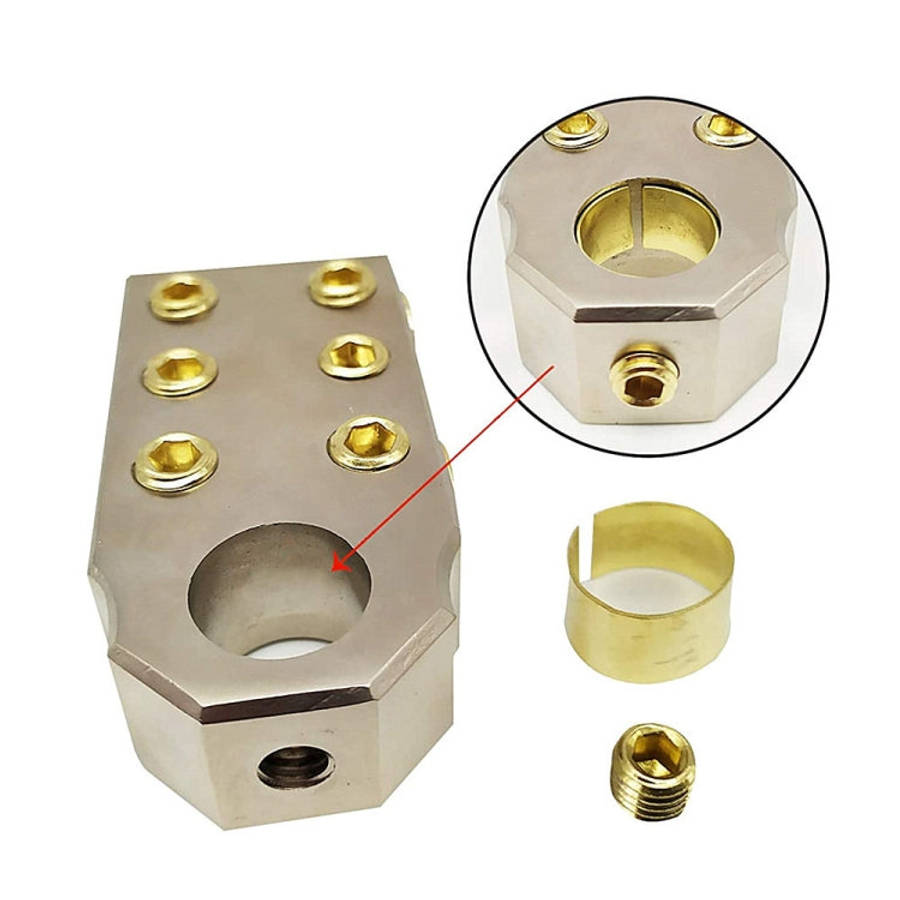 1 Pair Car Audio Modified Battery Connector Lead Acid Battery Terminal Connector, Audio Terminal