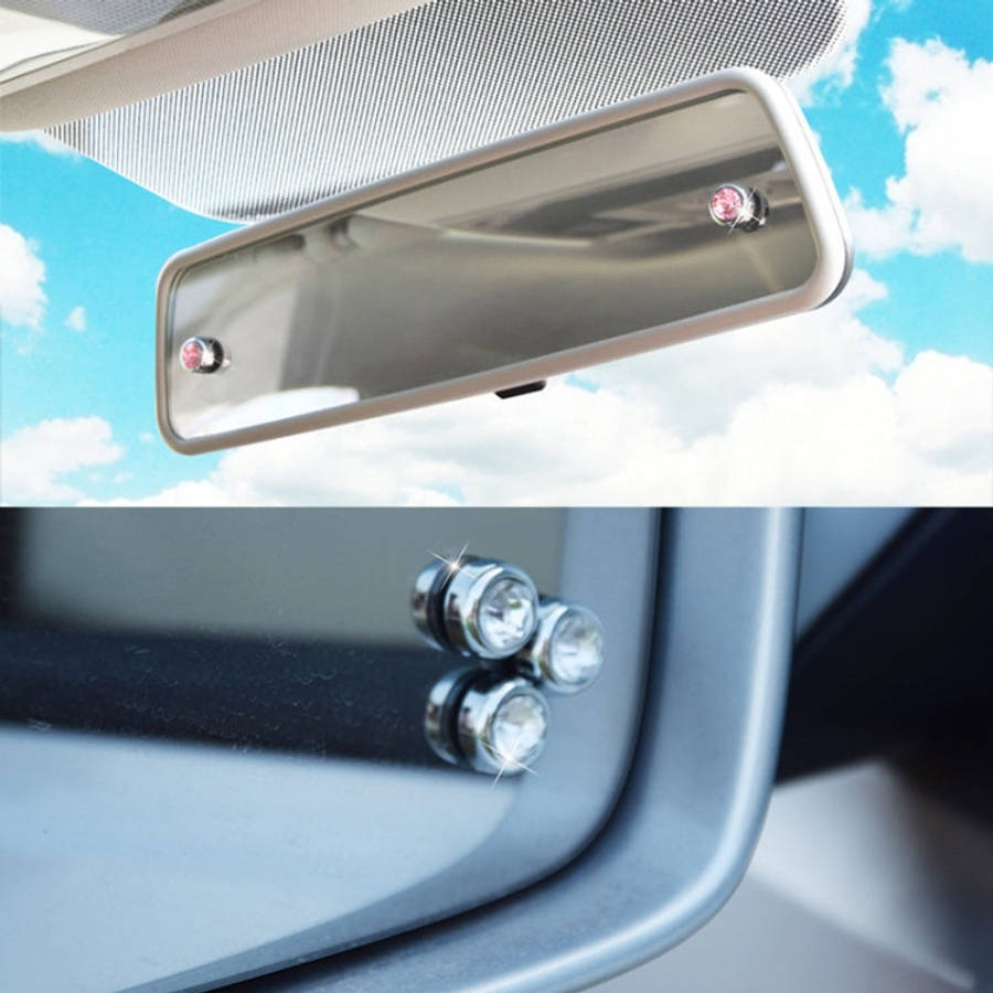 6 in 1 Car Diamond Sticker Set Personality Crystal Decoration