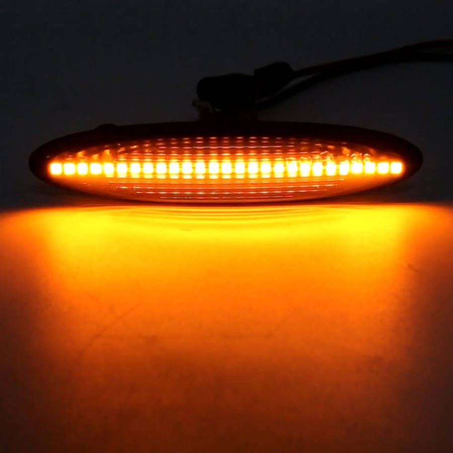 2 PCS DC12V / 5W Car LED Dynamic Blinker Side Lights Flowing Water Turn Signal Light for Lexus, A...