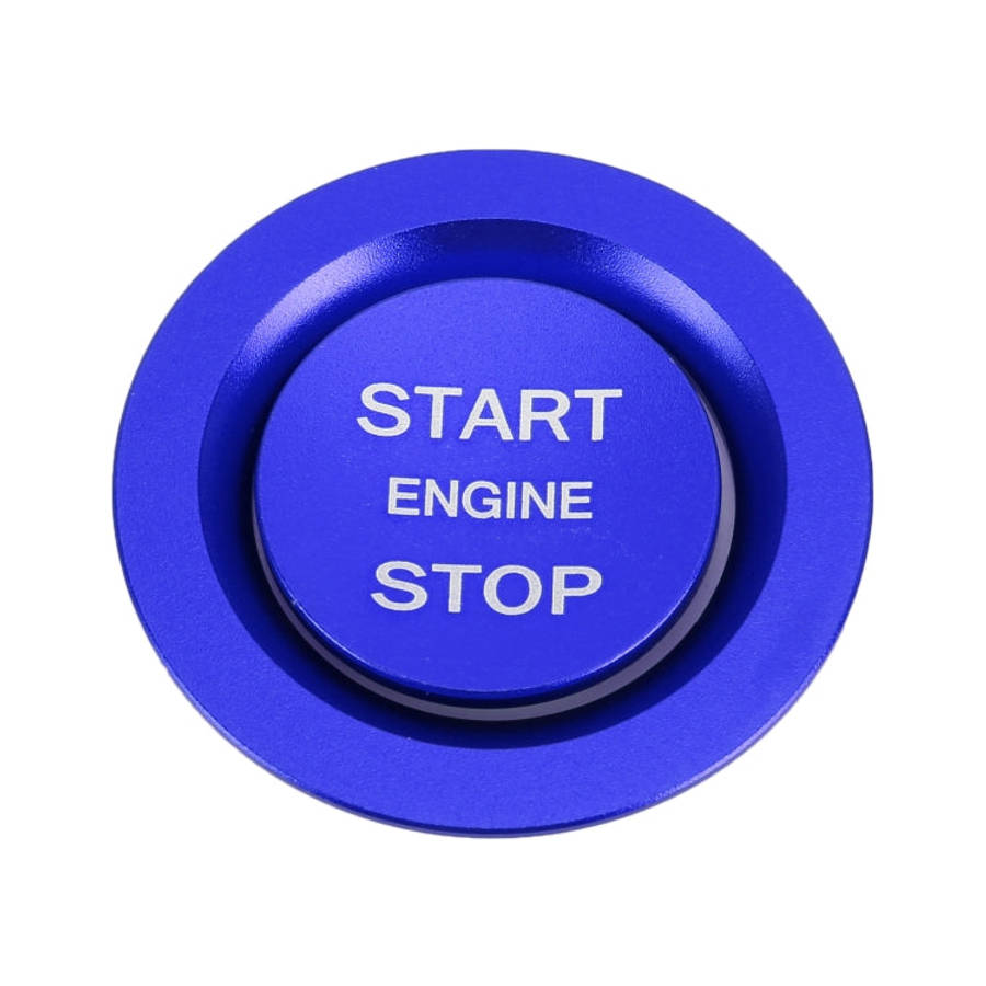 Car Engine Start Key Push Button Ring Trim Metal Sticker Decoration for Land Rover/Jaguar, For La...