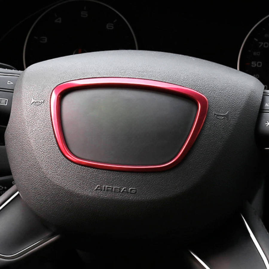 Car Auto Steering Wheel Ring Cover Trim Sticker Decoration for Audi