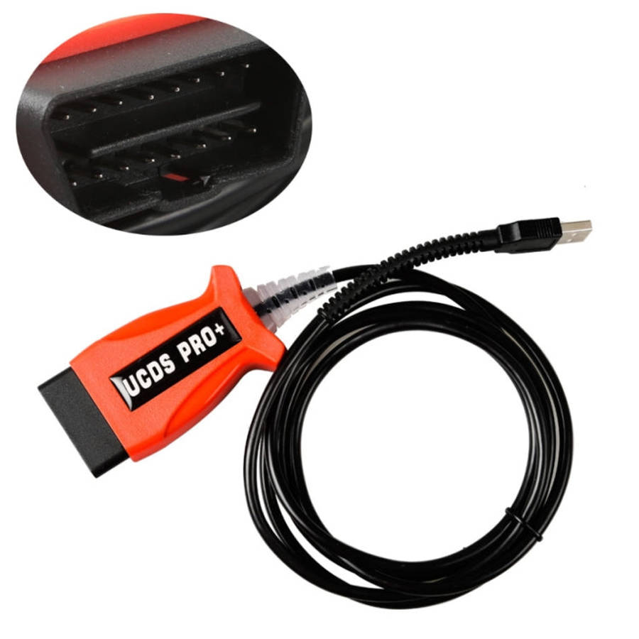 UCDS PRO+ Car OBD2 Diagnostic Tool with 35 Tokens UCDS for Ford USB Connection, UCDS PRO+