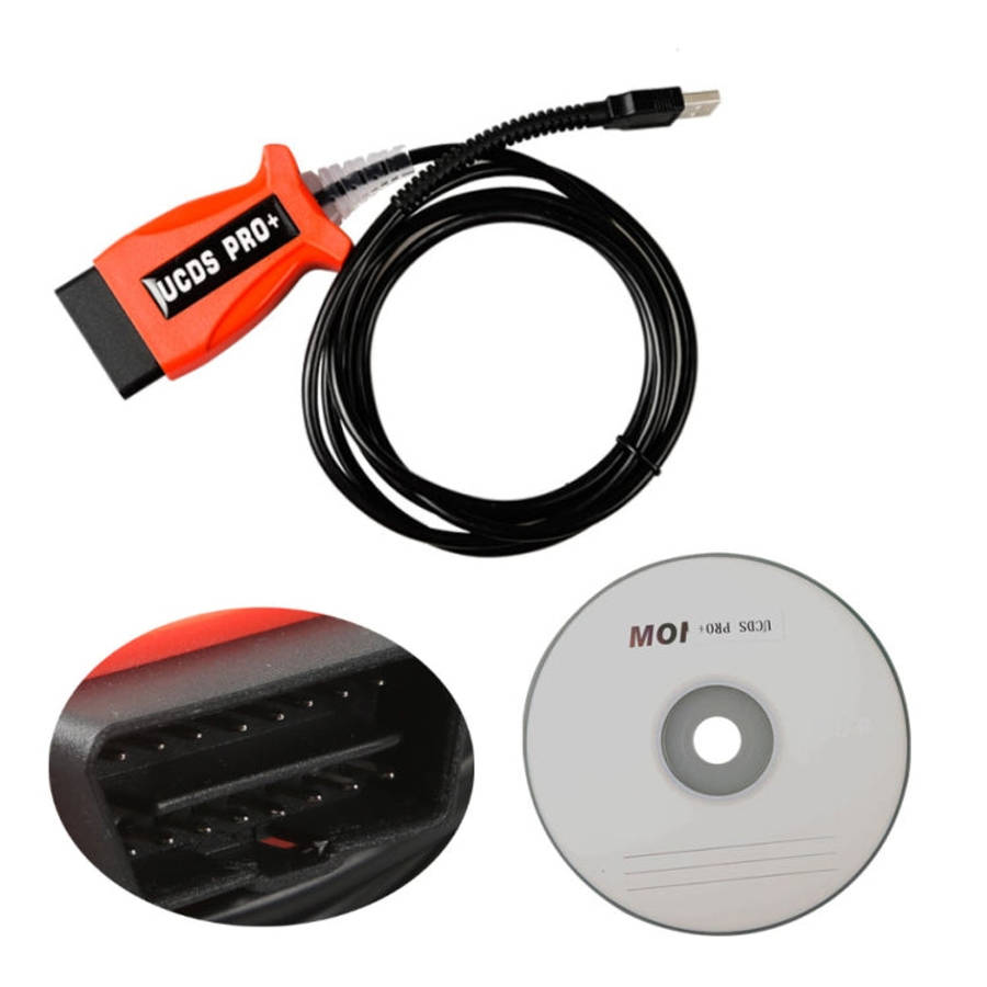 UCDS PRO+ Car OBD2 Diagnostic Tool with 35 Tokens UCDS for Ford USB Connection, UCDS PRO+
