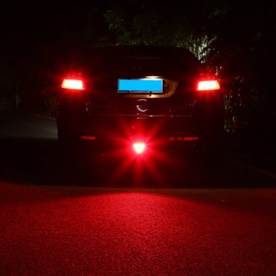 DC12V 1W Car Triangle Highlight Brake Lights Reversing Light with 20LEDs SMD-3528, Triangle (Blac...