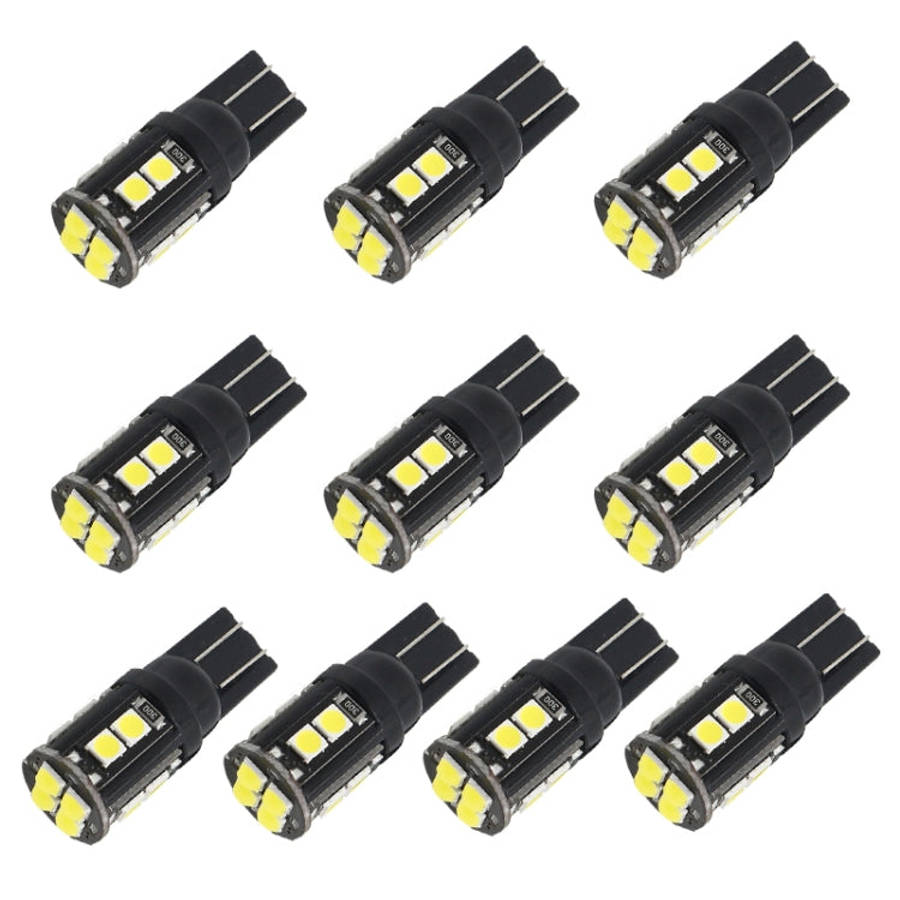 10 PCS T10/168/194 DC12V / 1W / 6000K / 60LM Car Decoding Clearance Lights with 12LEDs SMD-3030 L...