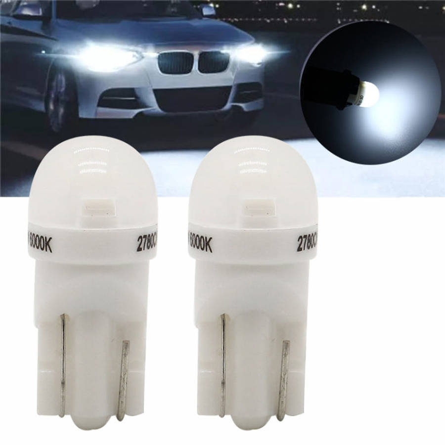 20 PCS T10 DC12V / 0.25W / 6500K / 20LM Car Round Head Plug-in Bubble Reading Light with 1LEDs SM...