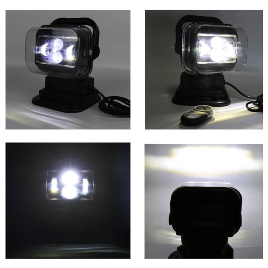 60W DC 12-24V 400LM Car 200m Wireless Remote Control 360 Degree Adjustable LED Search High Bay Li...