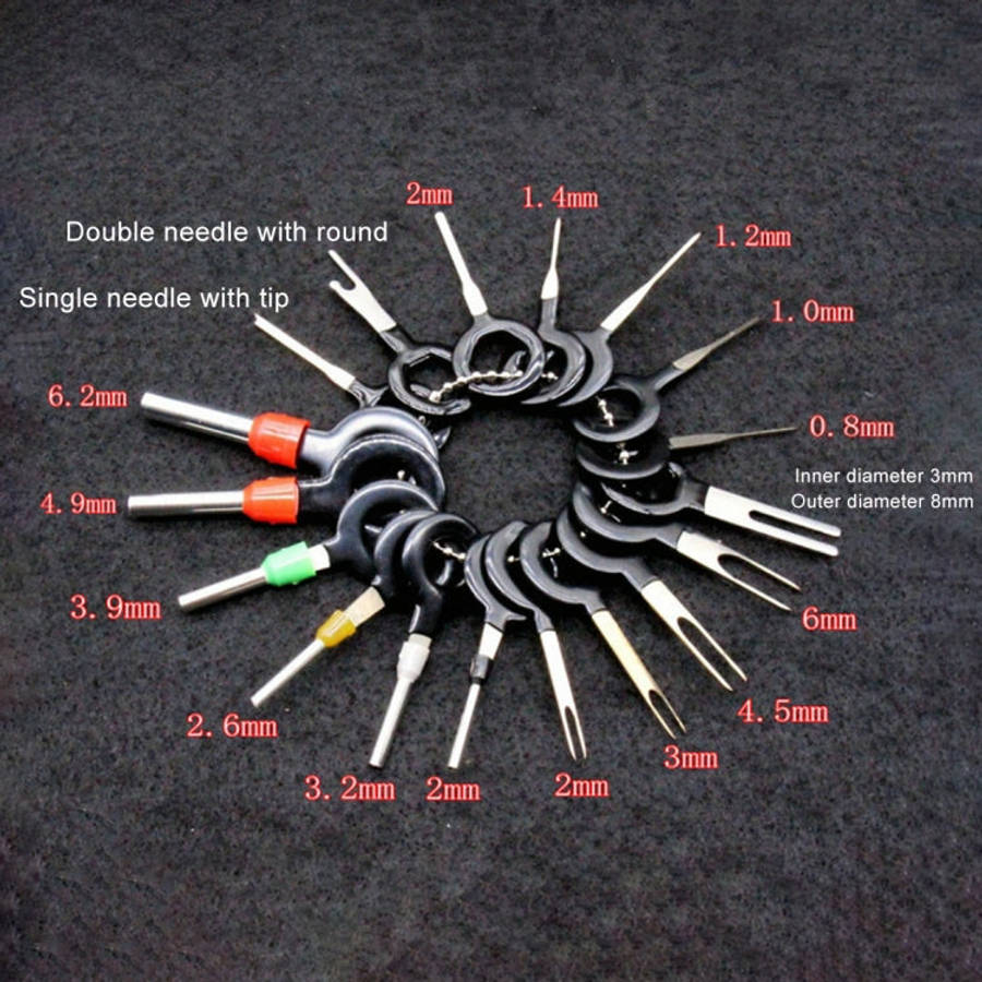 29 in 1 Car Plug Circuit Board Wire Harness Terminal Extraction Pick Connector Crimp Pin Back Nee...