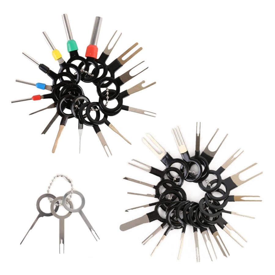 41 in 1 Car Plug Circuit Board Wire Harness Terminal Extraction Pick Connector Crimp Pin Back Nee...