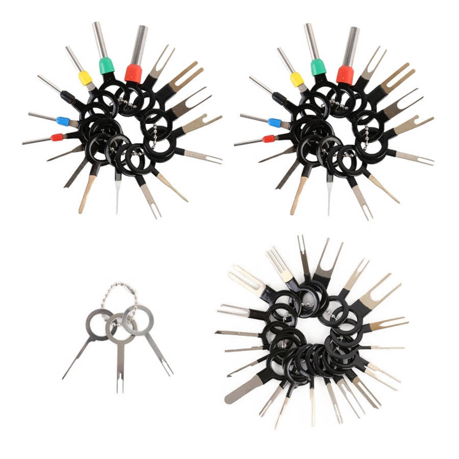 59 in 1 Car Plug Circuit Board Wire Harness Terminal Extraction Pick Connector Crimp Pin Back Nee...