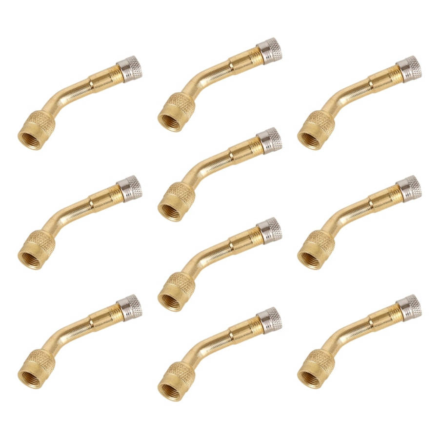 10 PCS Balance Car Inflatable Nozzle Extension Rod Elbow Extension Nozzle, Angle: 135 Degree, 135...