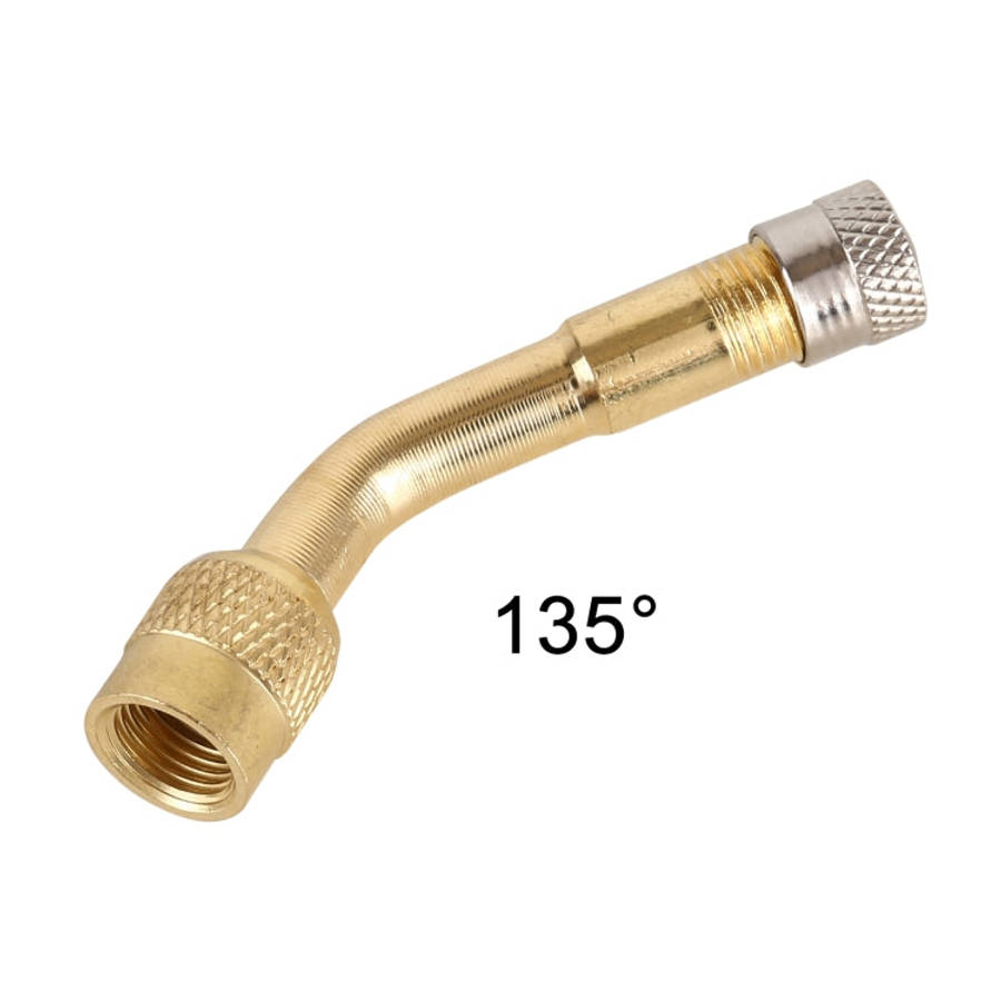10 PCS Balance Car Inflatable Nozzle Extension Rod Elbow Extension Nozzle, Angle: 135 Degree, 135...