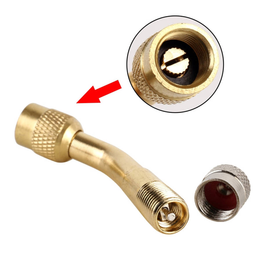 10 PCS Balance Car Inflatable Nozzle Extension Rod Elbow Extension Nozzle, Angle: 135 Degree, 135...