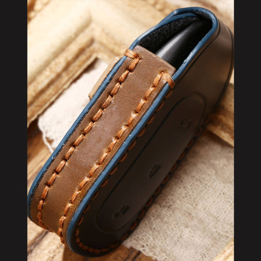 Hallmo Car Cowhide Leather Key Protective Cover Key Case for LEADING IDEAL One, For LEADING IDEAL...