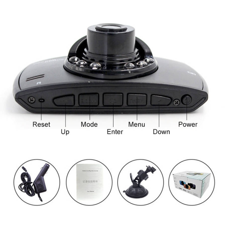 G30 2.4 inch Car 480P Single Recording Driving Recorder DVR Support Parking Monitoring / Loop Rec...