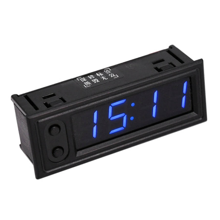 3 in 1 Car High-precision Electronic LED Luminous Clock + Thermometer + Voltmeter, 3 in 1 Green, ...