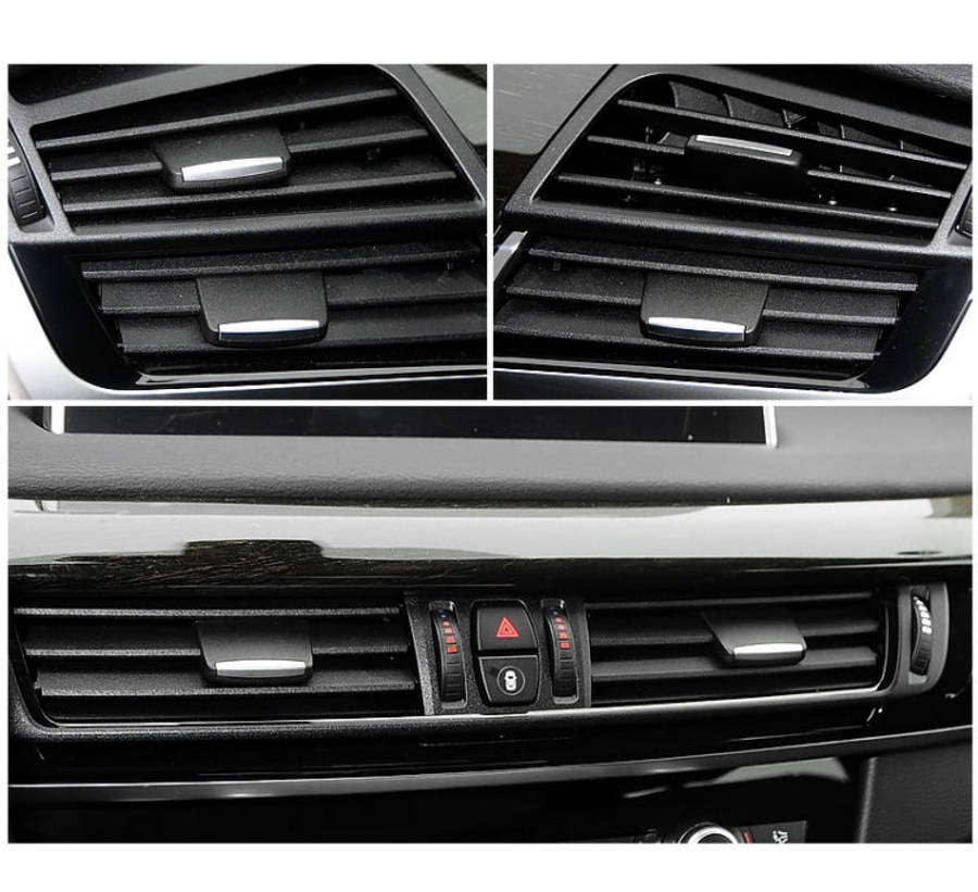 Car Front Air Conditioning Exhaust Switch Paddle Air Conditioning Leaf Clip for BMW X5 / X6, Left...