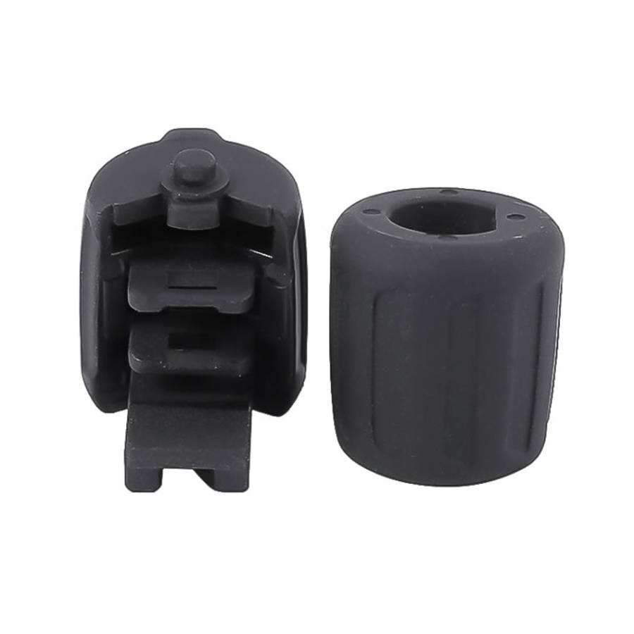 2 PCS Car Multi-functional Steering Wheel Rubber Button for BMW F10 / F07 / F02, Left and Right D...