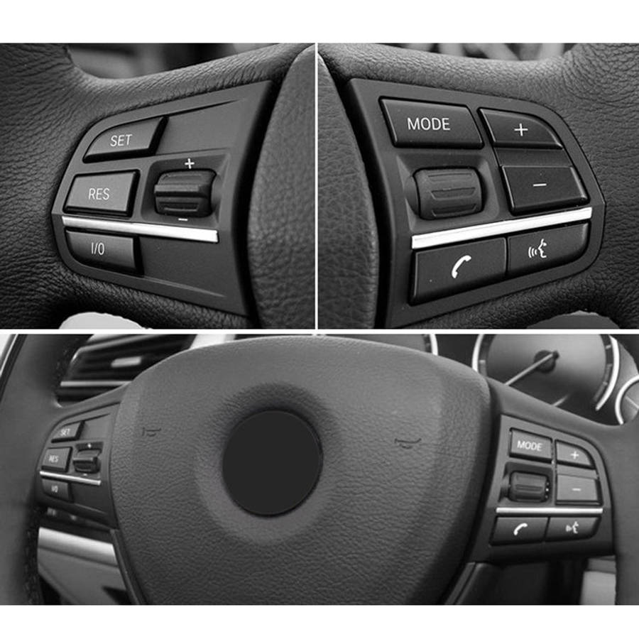 2 PCS Car Multi-functional Steering Wheel Rubber Button for BMW F10 / F07 / F02, Left and Right D...