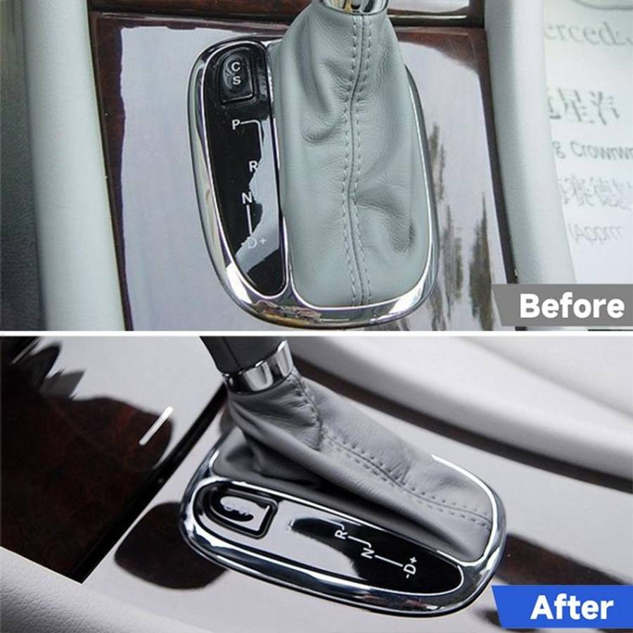 Car Gear Lever Plating Decorative Frame for Benz C-class W203 Before 2007, Left Driving, Gear Lev...