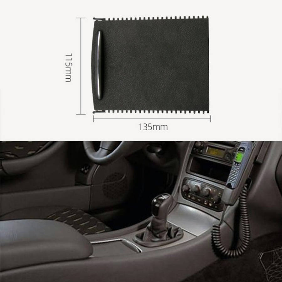 Car Water Cup Holder Roller Blind Zipper Storage Box Trim for Mercedes-Benz W203 Before 2007, For...