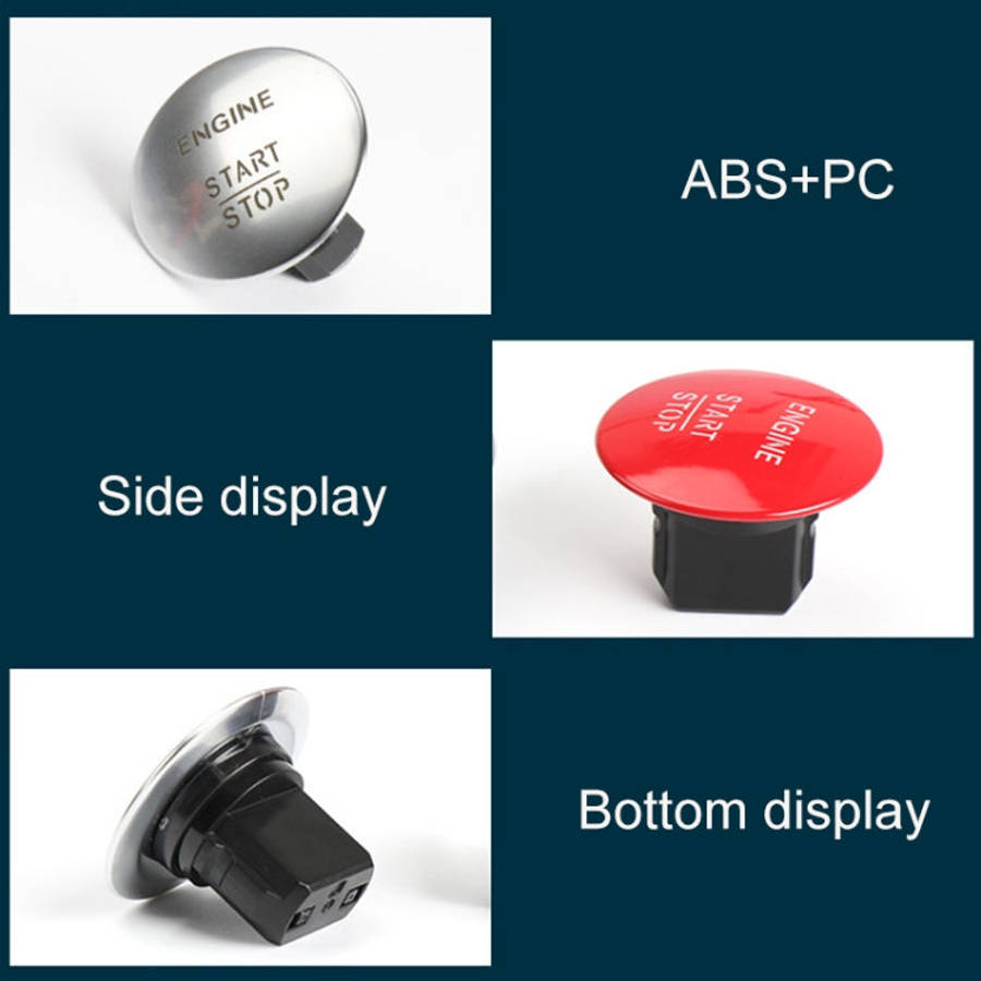 Car Keyless One-key Start Button Switch 2215450714 for Mercedes-Benz W164 / W205, Red