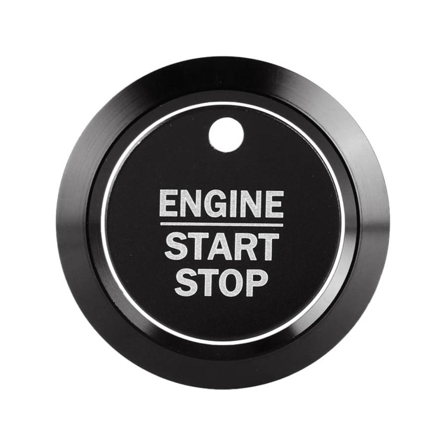 Car Engine Start Key Push Button Ring Trim Sticker Decoration for Ford F150, For Ford F150 (Silve...