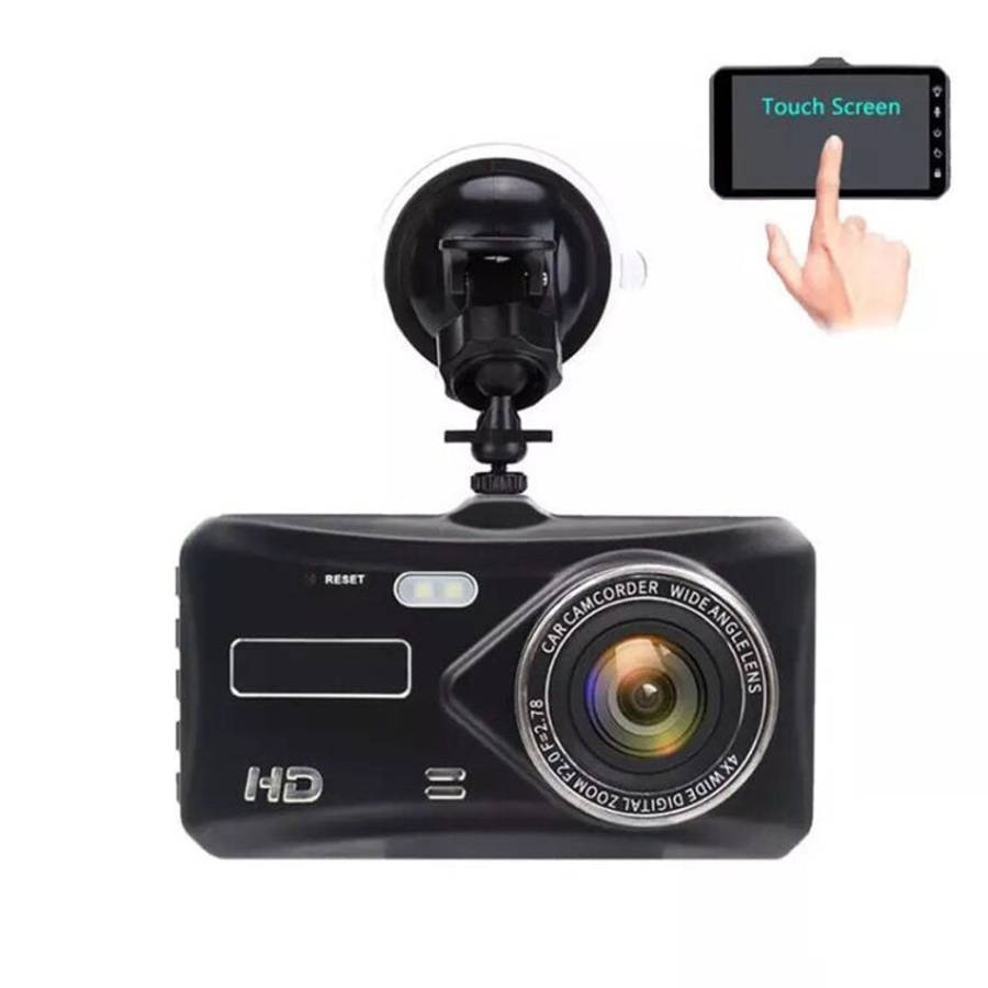 X97 4 inch Front and Rear Dual-recording HD 1080P Night Vision Driving Recorder Support Loop Reco...