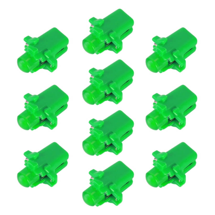 10 PCS B8.3 0.2W DC12V Wedge Instrument Panel COB LED Light Dashboard Gauge Cluster Indicator Lam...
