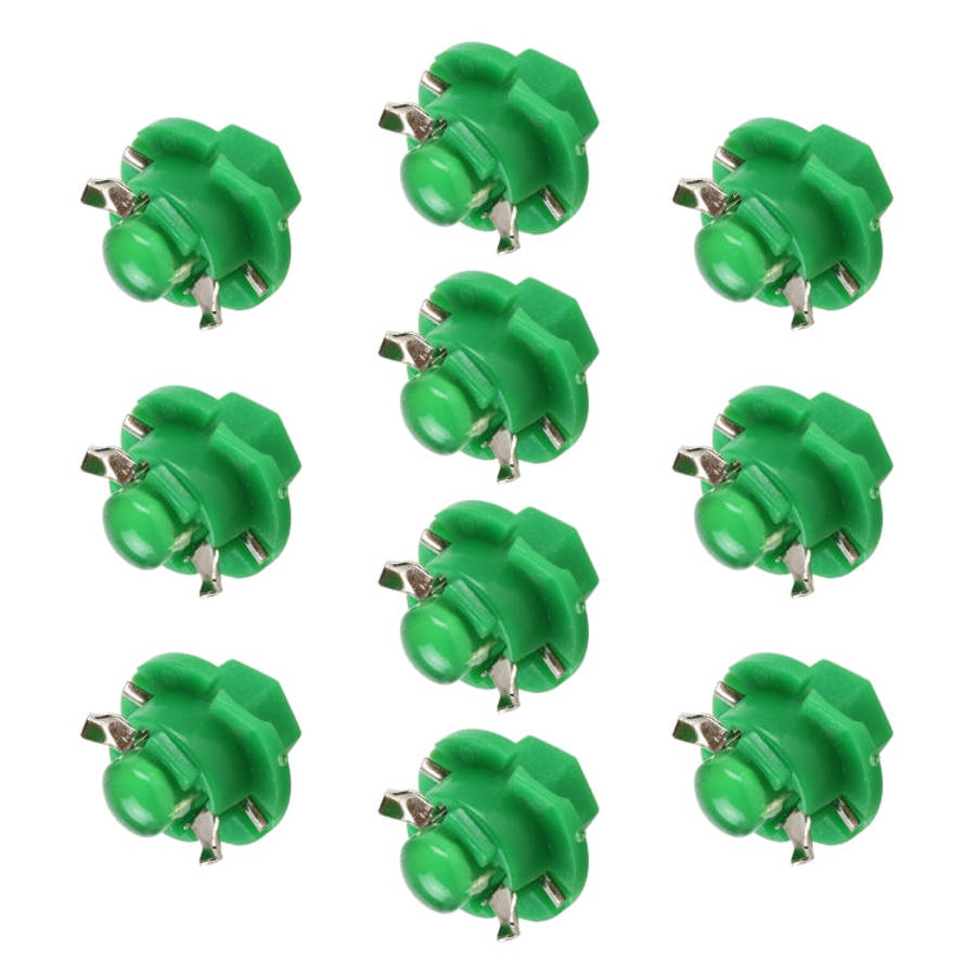 10 PCS B8.4 0.2W DC12V Wedge Instrument Panel COB LED Light Dashboard Gauge Cluster Indicator Lam...