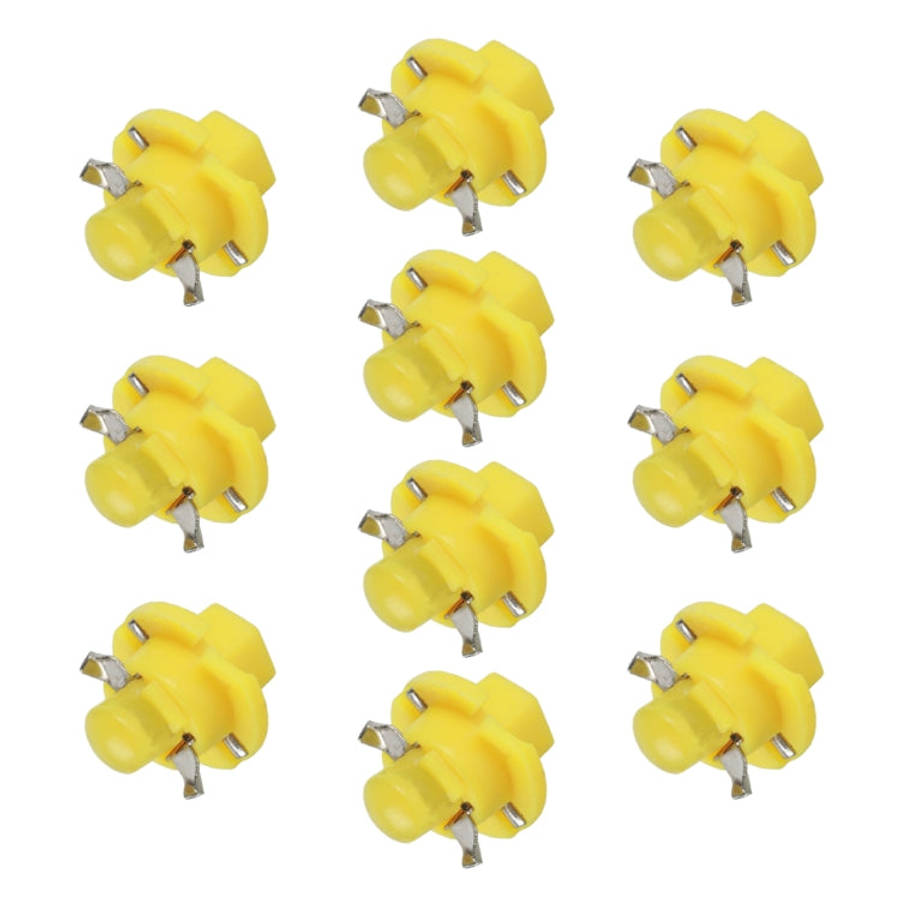 10 PCS B8.4 0.2W DC12V Wedge Instrument Panel COB LED Light Dashboard Gauge Cluster Indicator Lam...