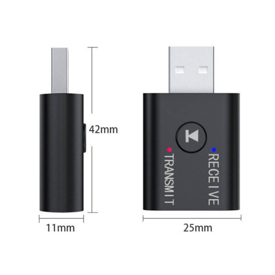 M188 Car Bluetooth Transmitter Receiver with Microphone Support Hands-free Call, M188