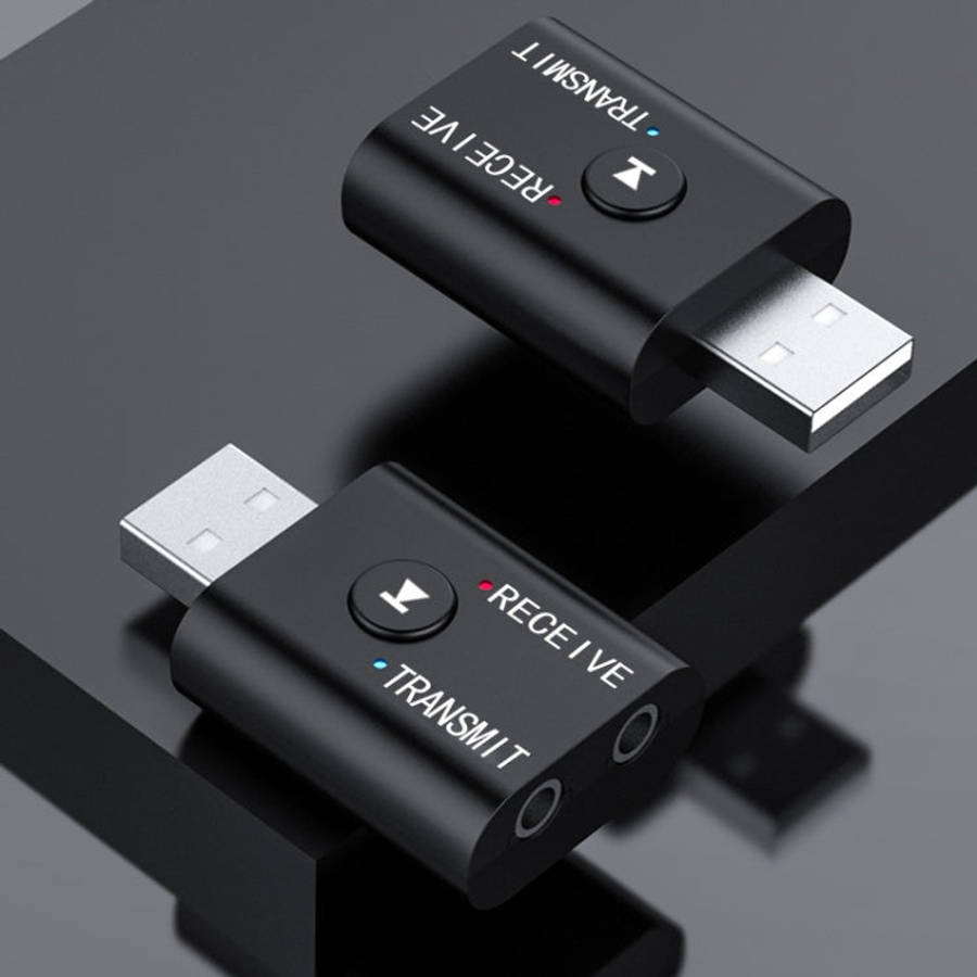 M188 Car Bluetooth Transmitter Receiver with Microphone Support Hands-free Call, M188