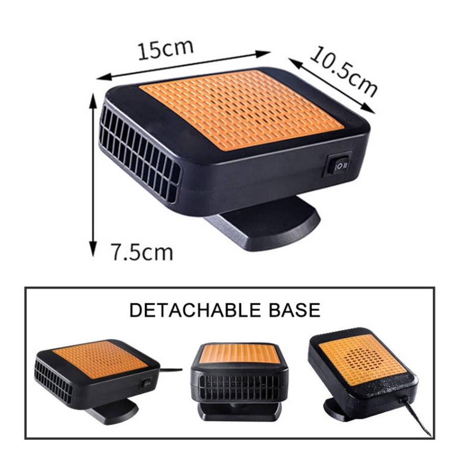 12V Car Hollow Heater Multifunctional Front Windshield Defroster and Demister, 12V (Orange), 24V ...