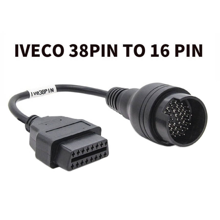 38 Pin to OBD2 Truck Cable for IVECO, For IVECO