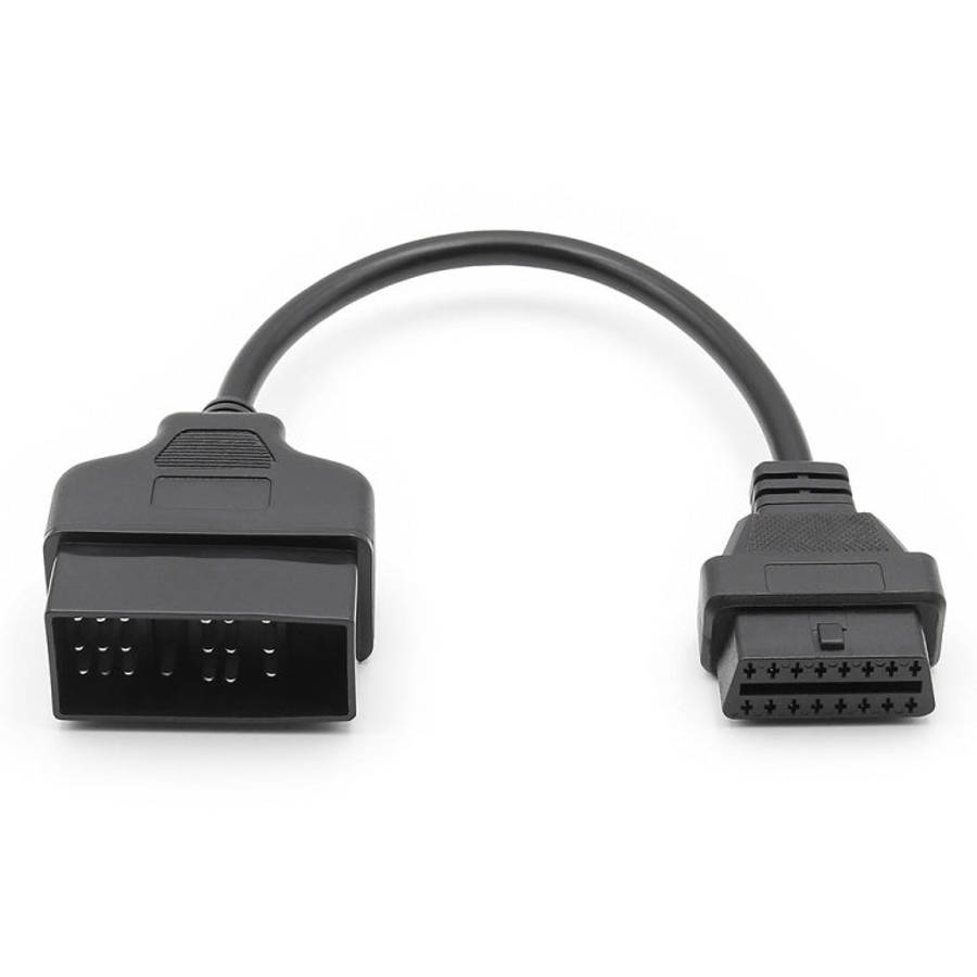 22Pin to 16Pin Car OBD2 Conversion Cable OBDII Diagnostic Adapter Cable for Toyota, OBD2 Conversi...