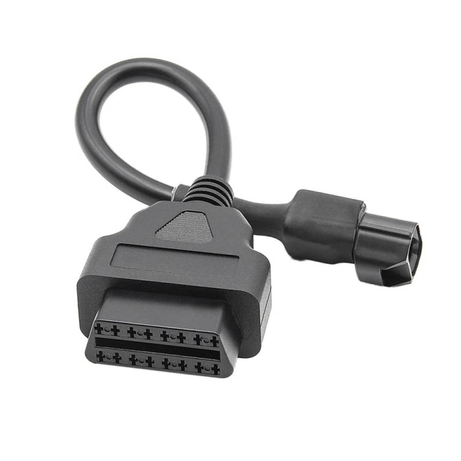 16Pin to 3Pin Motorcycles OBD2 Conversion Cable OBDII Diagnostic Adapter Cable for KYMCO, 16Pin t...