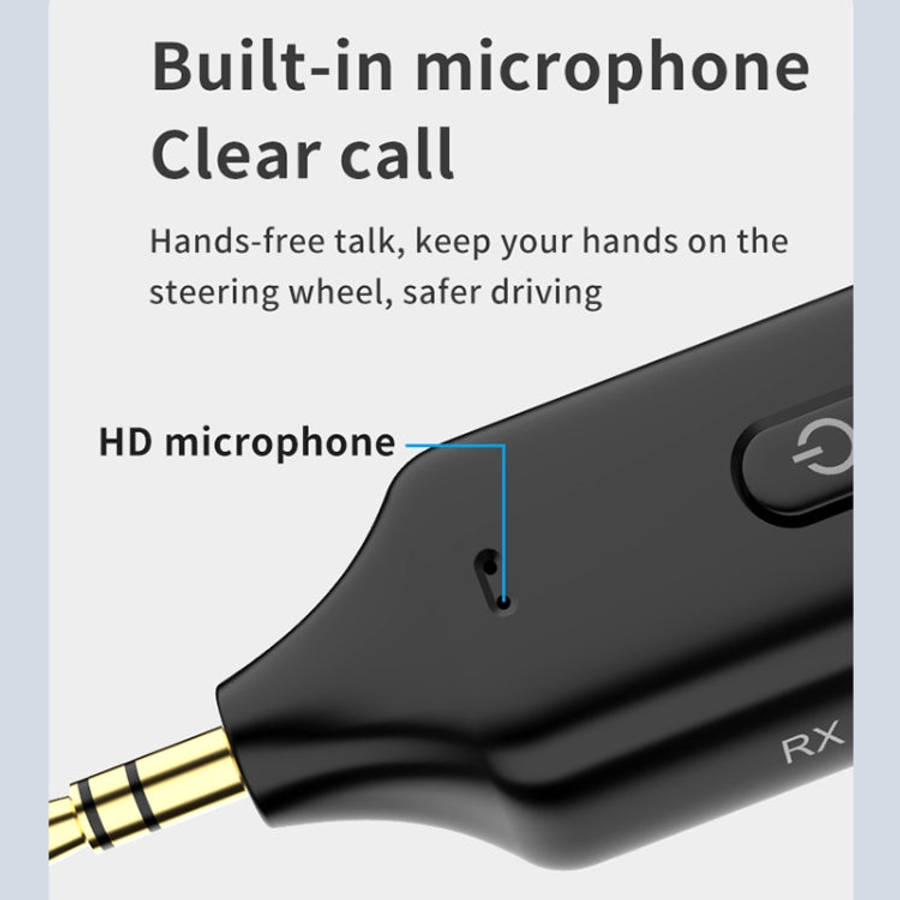 A60 3 in 1 Car Bluetooth Receiver Transmitter 3.5AUX Hands-free Call, A60