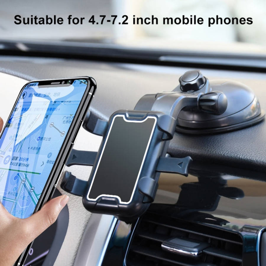 Universal Car Sucker Mobile Phone Holder, Sucker Holder (Black), Sucker Holder (Blue)