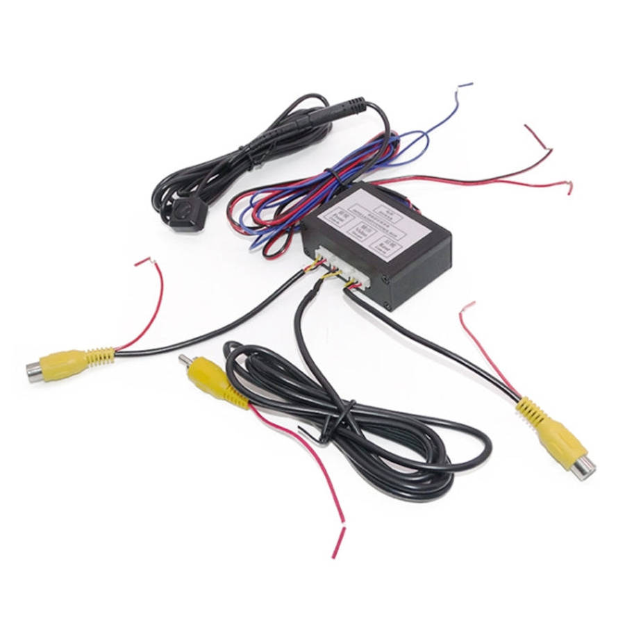 Car Right Blind Spot Camera Reversing Image Switching Front and Rear View Two-way Control Box, Tw...