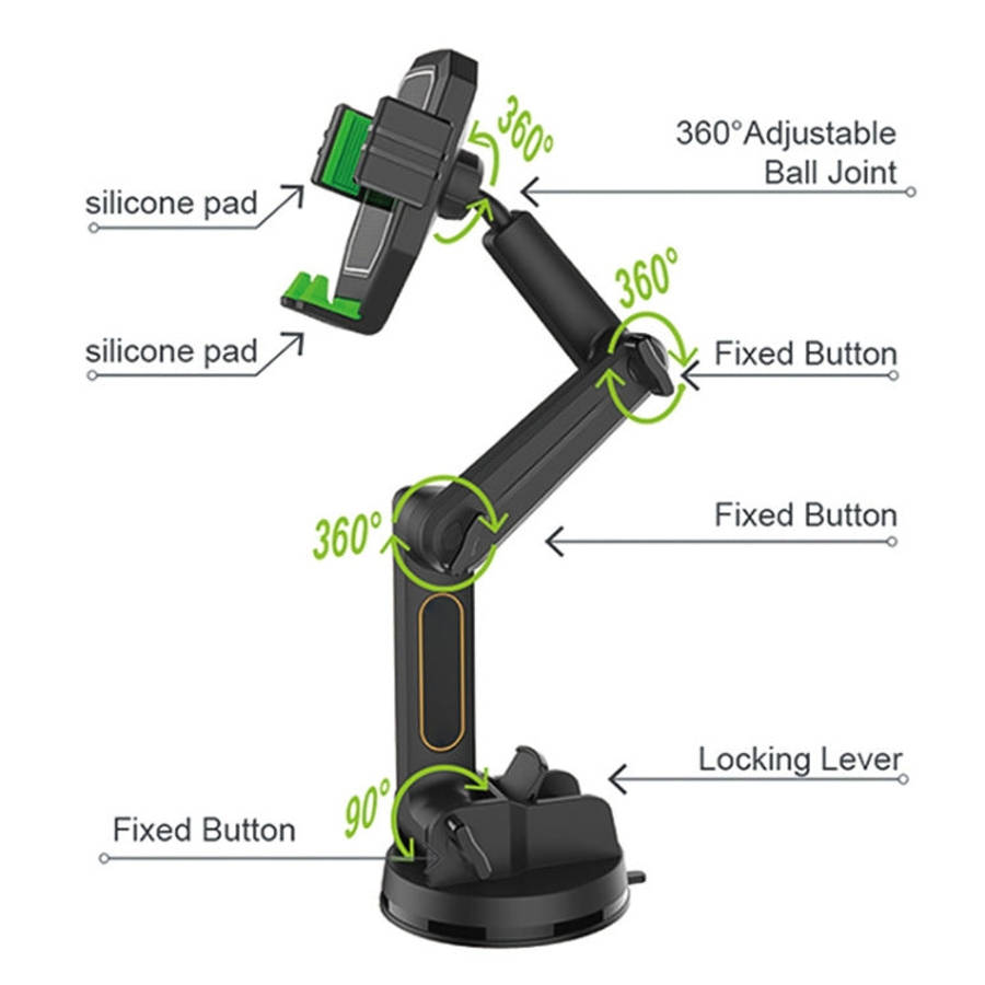 Truck Suction Cup Mobile Phone Holder, Suction Cup Mobile Phone Holder