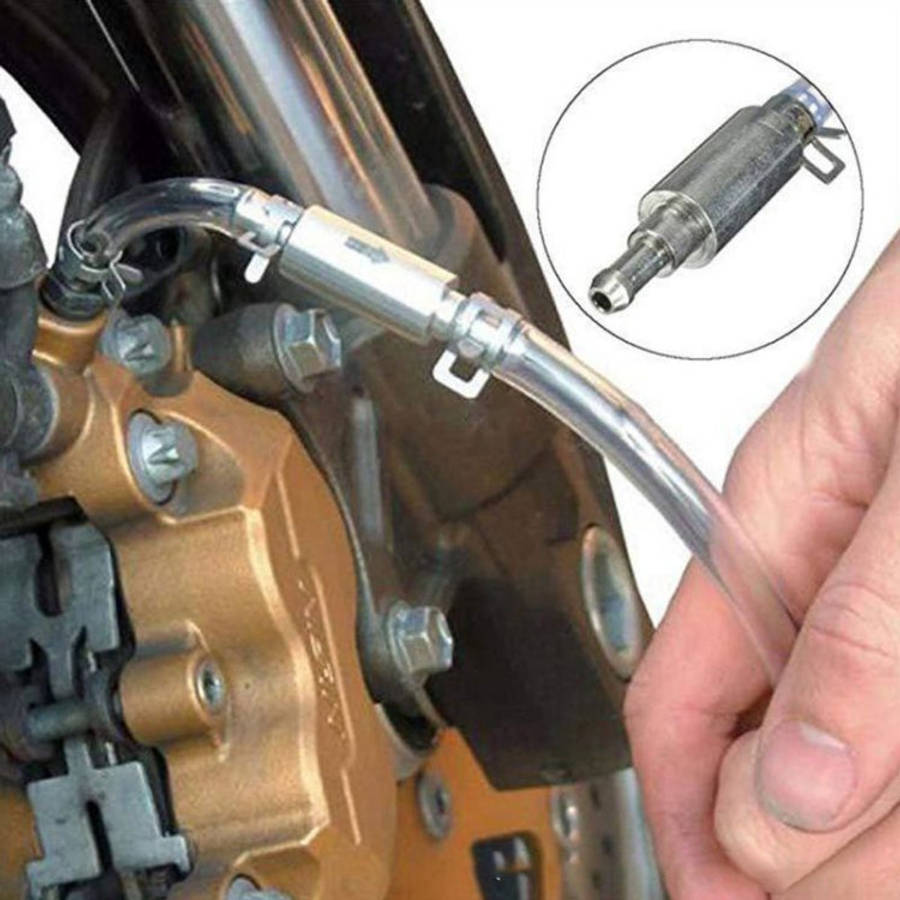 2 PCS Motorcycle Hydraulic Brake Bleeder Tool, 45