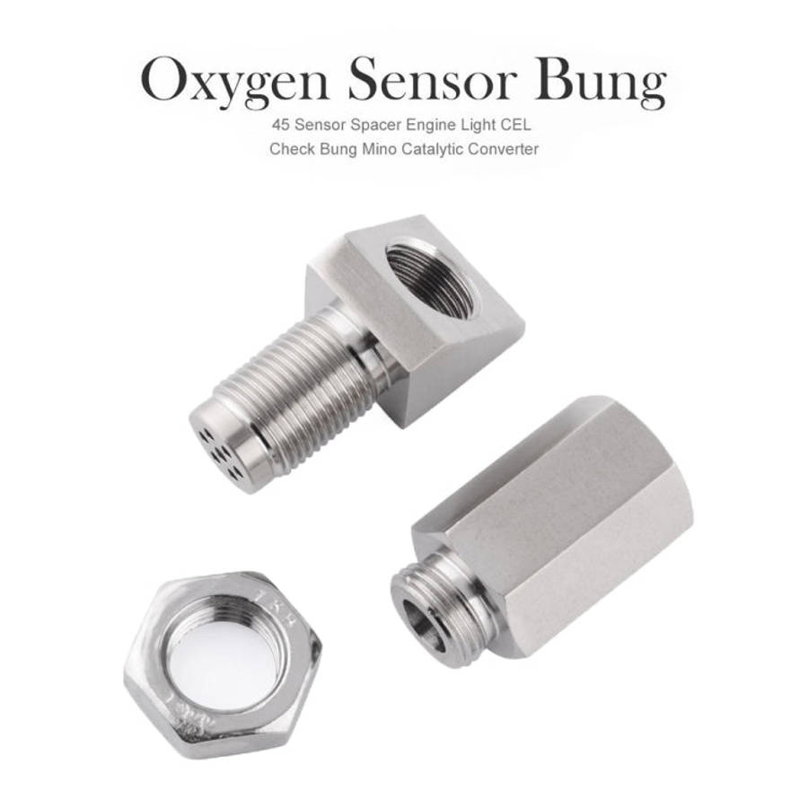 Car 45 Degree Oxygen Sensor M18x1.5 Adapter, 45 Degree