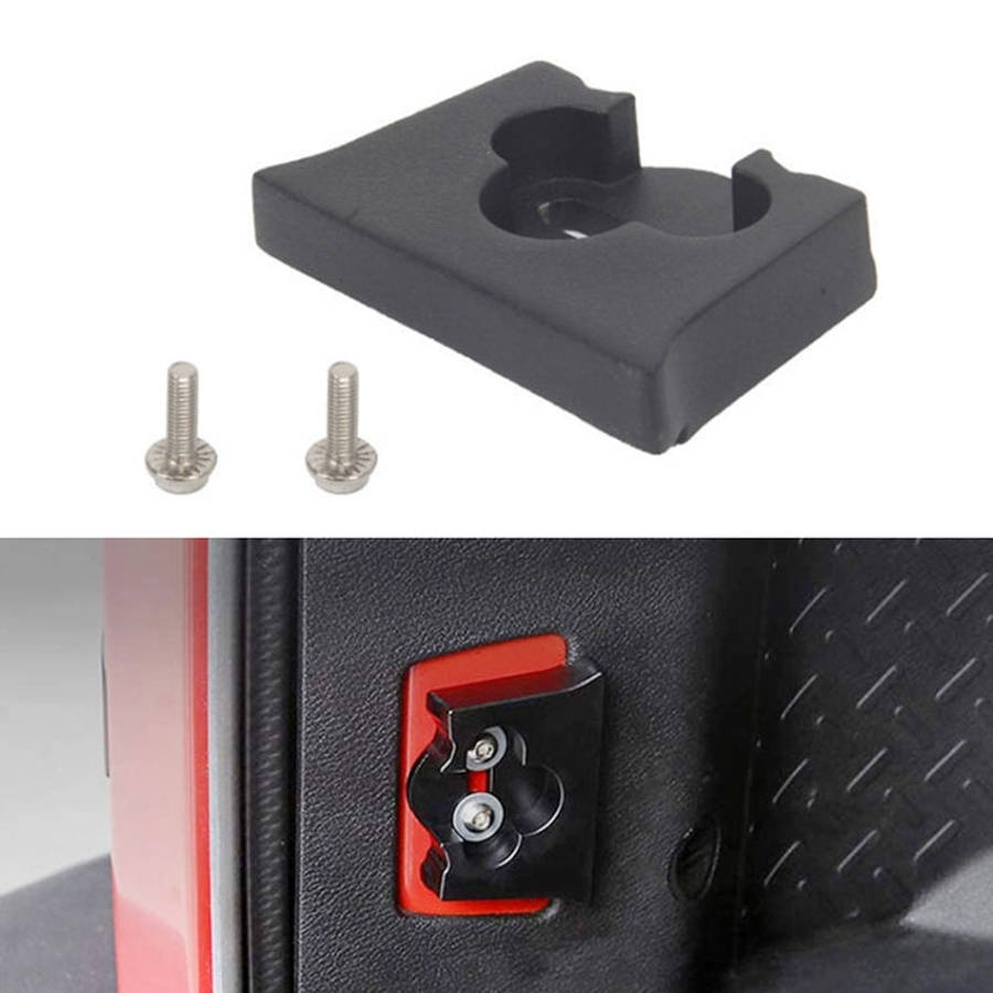 Car Tailgate Anti-shift Noise Reduction Protection Limit Block for Jeep Wrangler JK 2007-2017, Fo...
